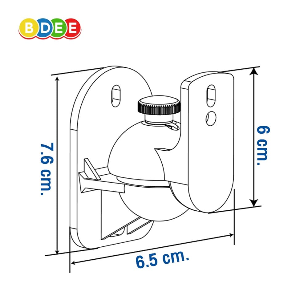 9SAT ขายึดลำโพงกับผนัง รุ่น AC-03 จำนวน 1 คู่ รูปที่ 4