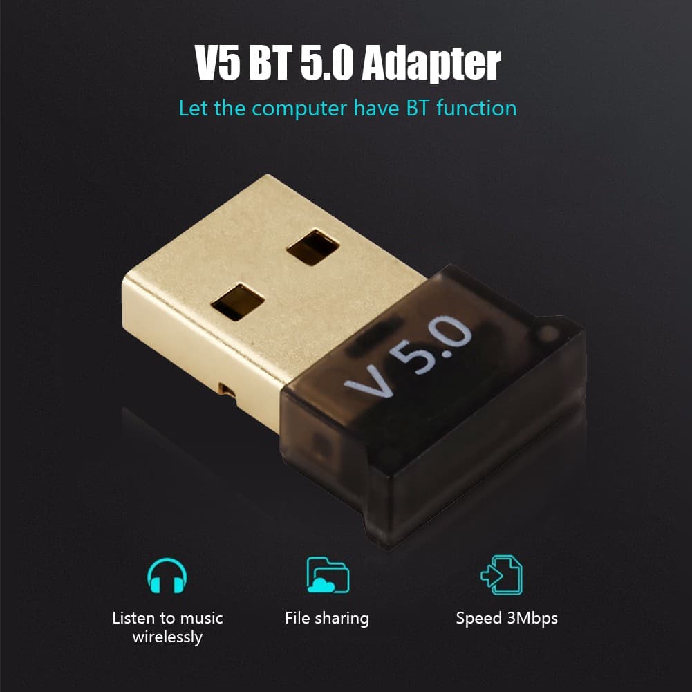 ตัวรับ/ตัวส่ง สัญญาณ Bluetooth V5.0 Bluetooth CSR5.0 Bluetooth Dongle Adapter รูปที่ 4