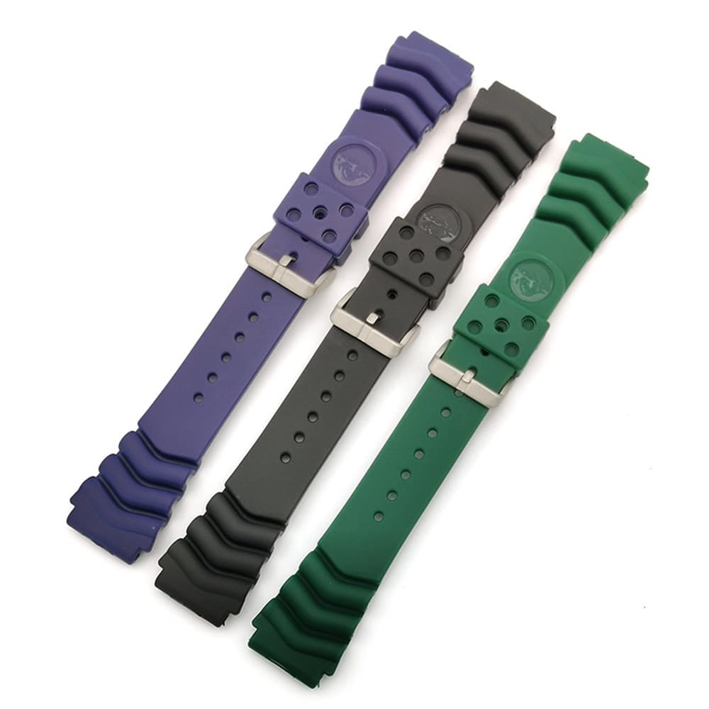 สายนาฬิกาข้อมือซิลิโคน กันน้ํา ขนาด 18 มม. 20 มม. 22 มม. พร้อมโลโก้ สําหรับ Seiko Watch Band เหมาะกับผู้ชาย และผู้หญิง รูปที่ 2