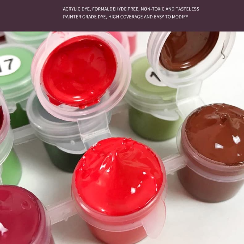 Drofe รูปภาพที่กําหนดเอง ระบายสีตามตัวเลข DIY ของขวัญตกแต่งบ้าน รูปที่ 6