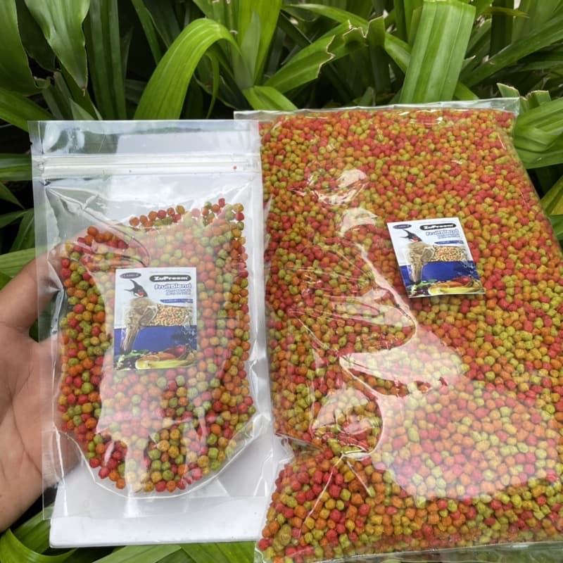 Zupreem FruitBlend ซูพรีม อาหารนก ผลไม้อัดเม็ดแบ่งขาย นำเข้าจากอเมริกา รูปที่ 2