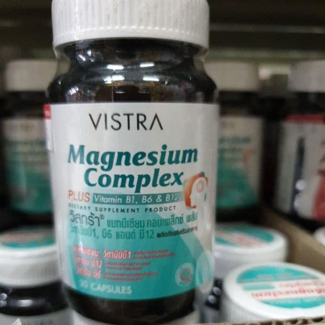 Vistra Magnesium Complex Plus 30 เม็ด วิสทร้า แมกนีเซียม รูปที่ 7