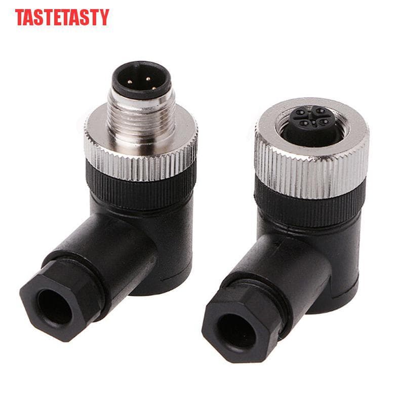 Tastetasty Sensor Connector M12 3 4 5 Pin ชายหญิงมุมขวา 1 ชิ้น รูปที่ 3