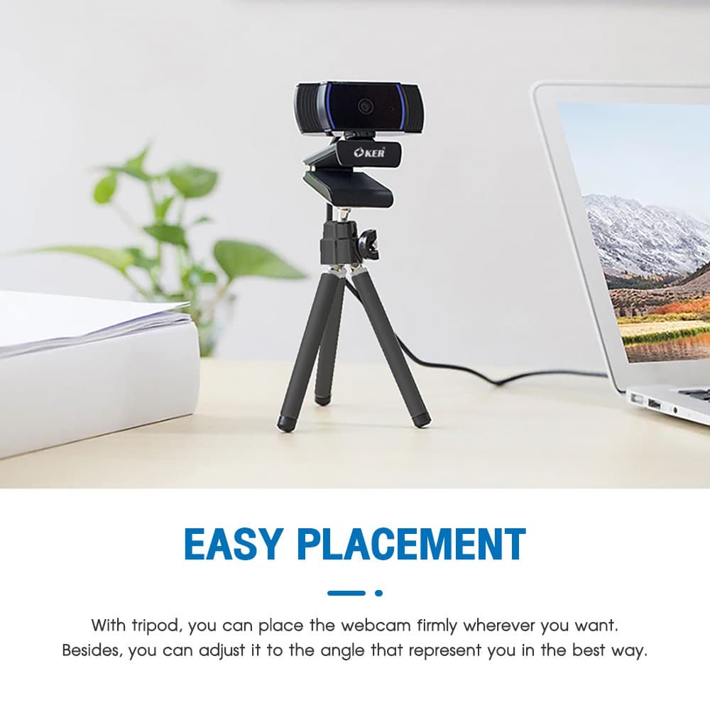กล้องเว็บแคม Webcam OKER รุ่น A229 ความละเอียด Full HD 1080P รับประกัน 2 ปี >> รูปที่ 6