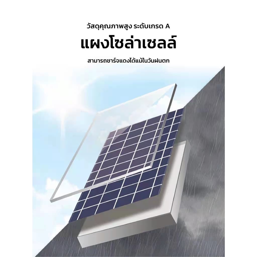 ไฟตุ้มโซล่าเซลล์ LED 400W 600W 800W พร้อมแผงโซลาร์เซลล์ Solar Cell ไฟพลังงานแสงอาทิตย์ แขวนได้ พกพาสะดวก รูปที่ 5