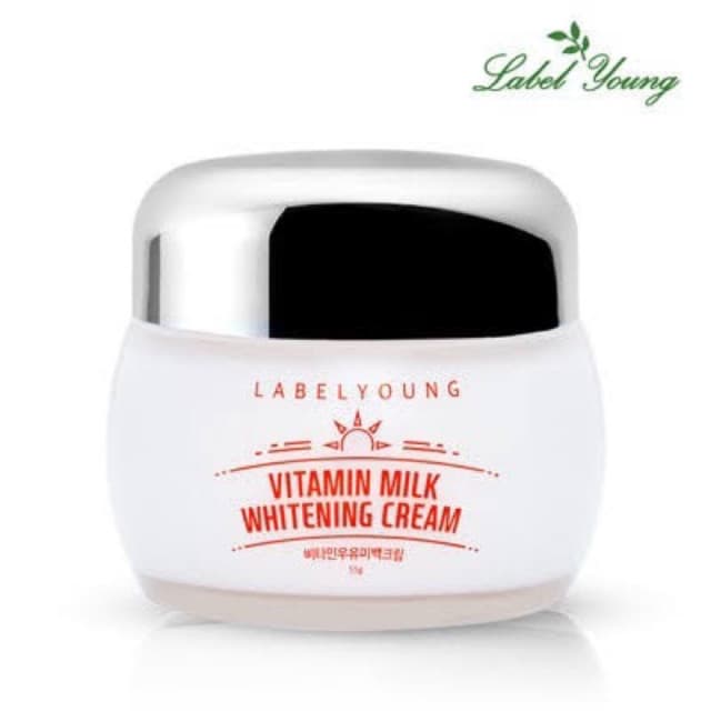 แท้/ส่งด่วน ครีมหน้าสด Labelyoung Vitamin Milk Whitening Cream 55g รูปที่ 2