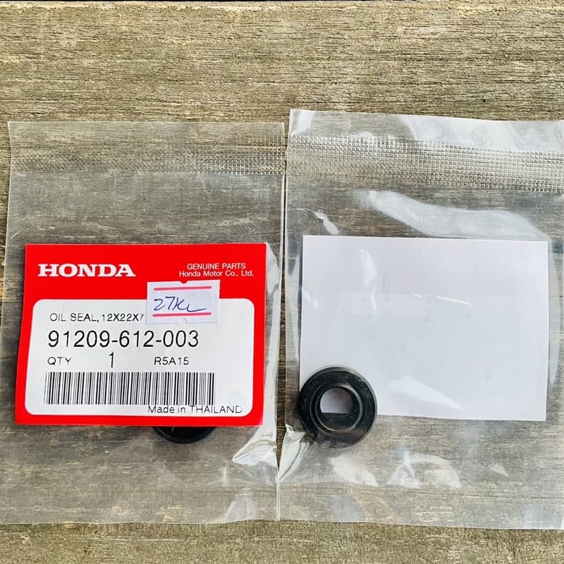 HONDA ซีลเกียร์ แท้โนวา , NOVA , MTX , NSR , DASH ขนาด 12-22-7 รหัสสินค้า 91209-612-003 .. รูปที่ 3