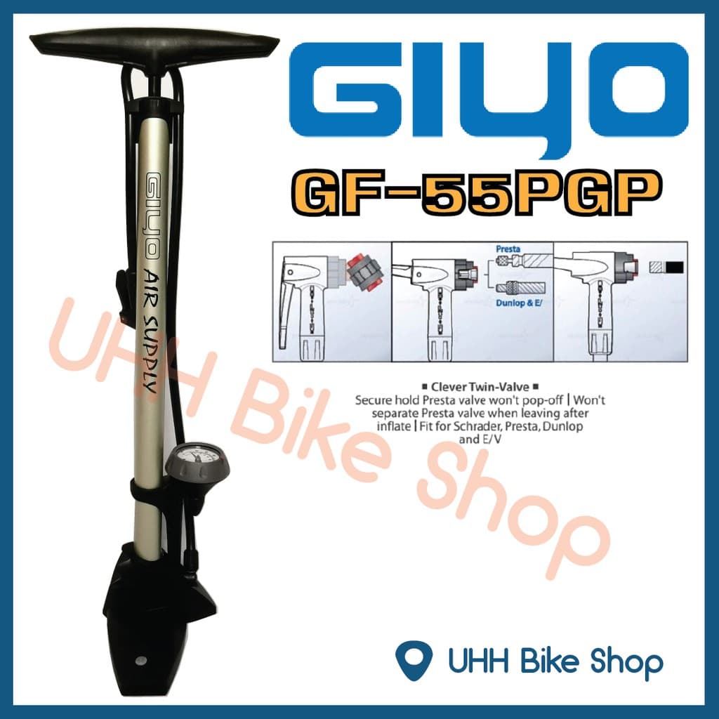 สูบจักรยาน มีเกจ์ ยี่ห้อ GIYO รูปที่ 4