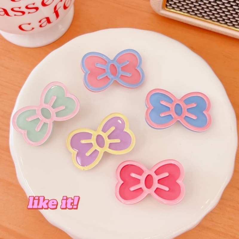Cute 087 กิ๊บติดผม กิ๊บหนีบผมโบว์แสนหวาน สไตล์เกาหลี รูปที่ 1
