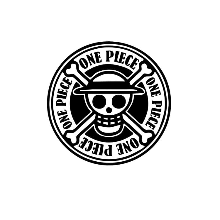 พี-เอ221.One Piece การใช้ถังสติกเกอร์สติกเกอร์สะท้อนแสงสติกเกอร์หมวกฟาง Legion Decal รถตกแต่งสติกเกอร์ รูปที่ 5