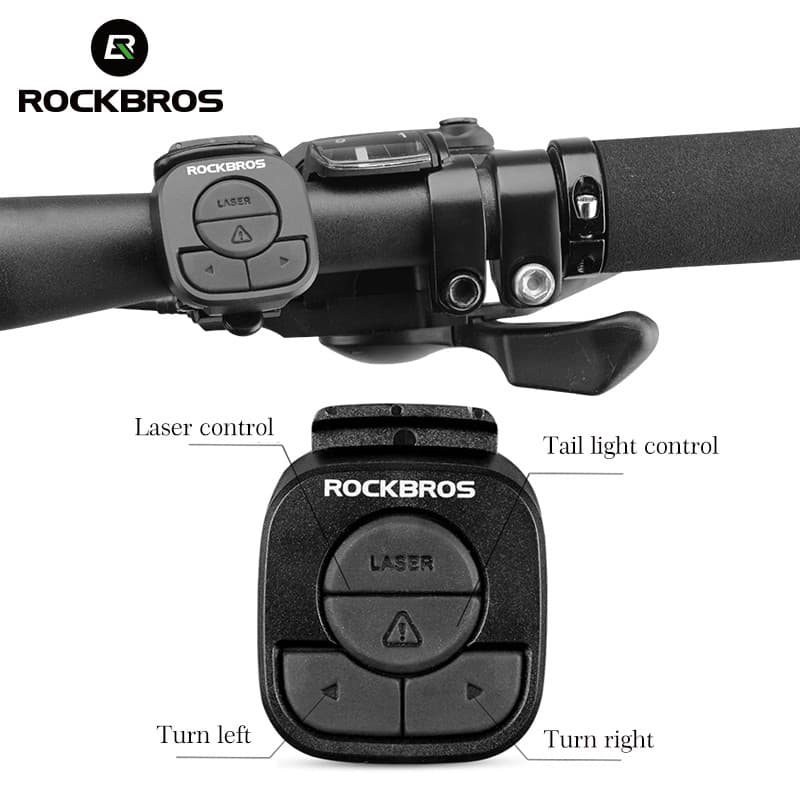 ROCKBROS ไฟเตือนกันน้ำสำหรับติดรถจักรยาน รูปที่ 3