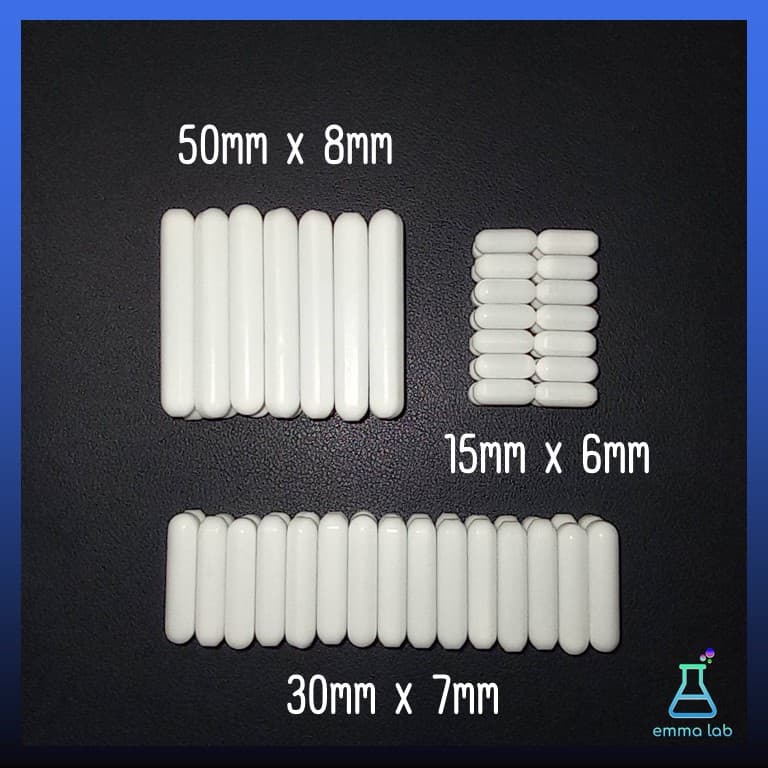 แท่งแม่เหล็กกวนสาร Teflon Magnetic Stirring Bar แท่งแม่เหล็กกวนสาร เคลือบเทปลอน ยาว 15mm, 30mm และ 50mm รูปที่ 5