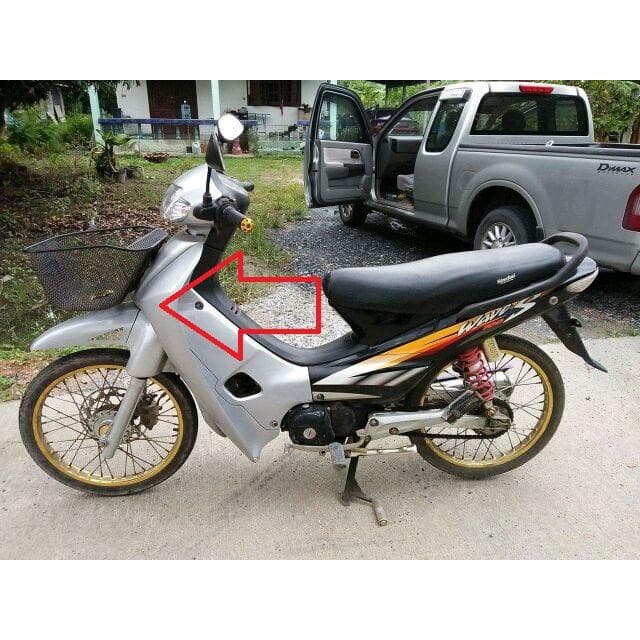 บังลมนอก Wave100-110 เก่า ท้ายมน ปี 2001-2004 ซ้าย+ขวา-ขายเป็นคู่ รูปที่ 4