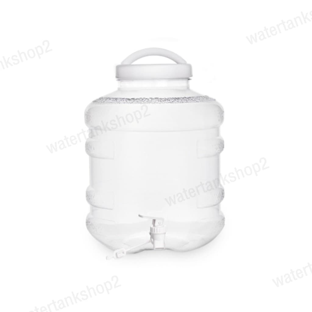 Watertank ถังน้ำดื่มพลาสติก PETเกรด A มีก๊อกพร้อมหูหิ้ว ขนาด 12 ลิตร สีใส X รูปที่ 2