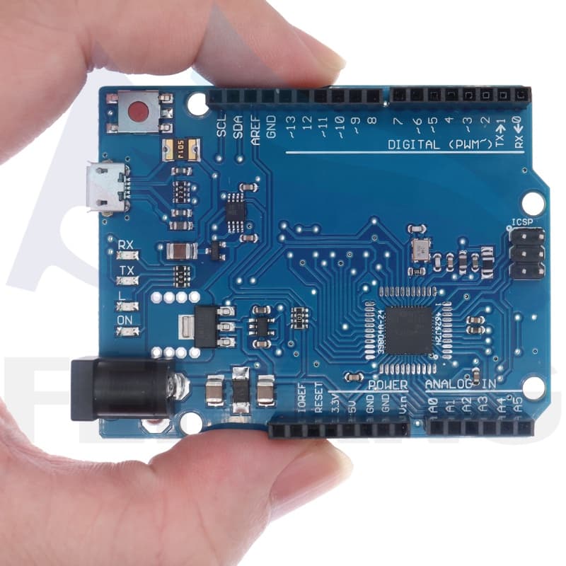 Leonardo R3 บอร์ดไมโครคอนโทรลเลอร์ Atmega32u4 พร้อมสายเคเบิล USB สําหรับ Arduino DIY รูปที่ 6