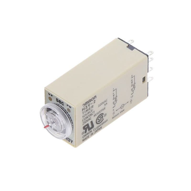 H3Y-2 H3Y-4 h3y2 h3y4 ทามเมอร์รีเลย์ Timer สวิตช์หน่วงเวลาตัวจับเวลา 5S- 60M เวลา 12V 24v 220v รูปที่ 6