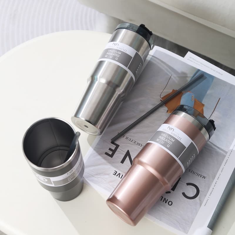 HAN แก้วเก็บความเย็น 30oz/20oz 890ml สแตนเลสแท้ 30ออนซ์ รูปที่ 3
