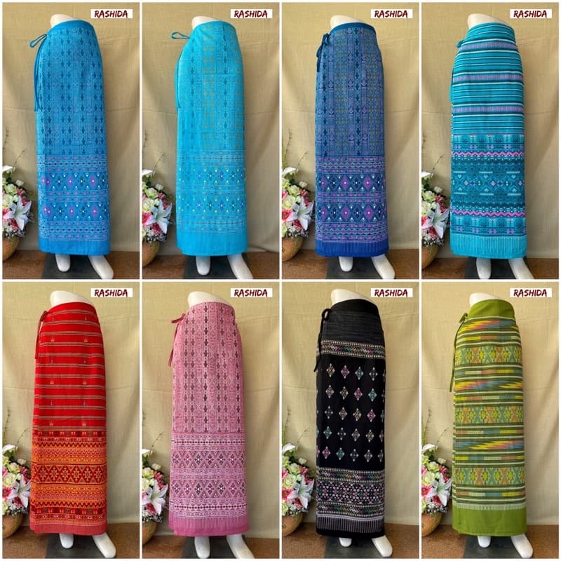 ผ้าถุงสำเร็จ ผ้าถุงใส่ไปวัด รูปที่ 1