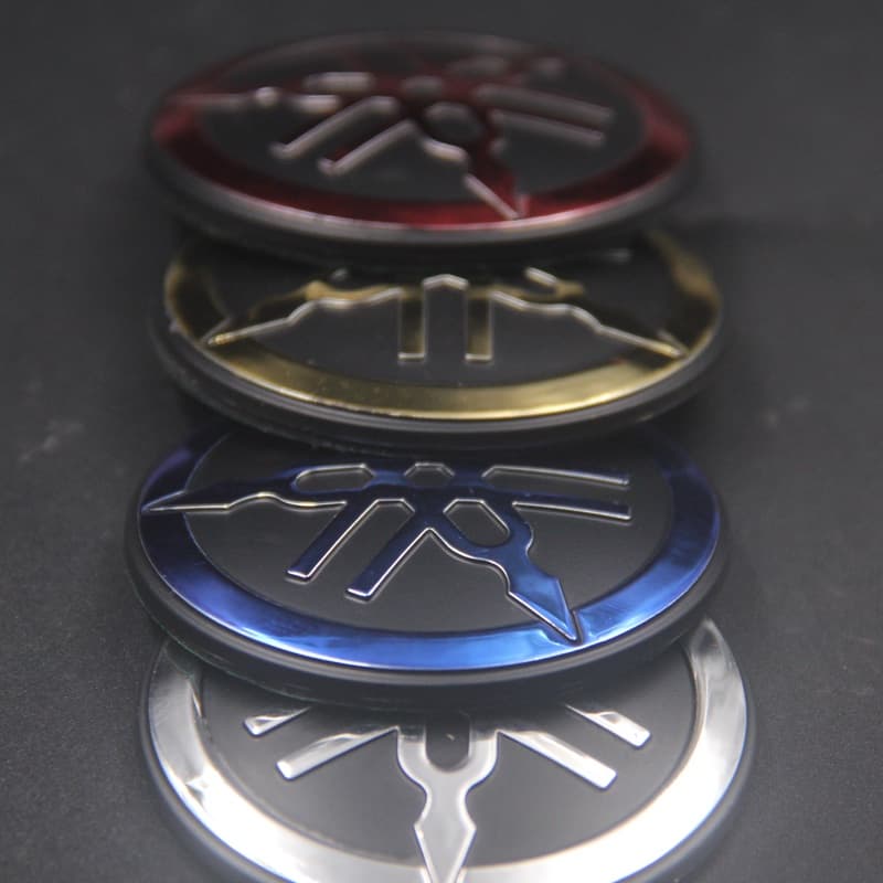 โลโก้ Yamaha Tmax Xmax Nmax พลาสติกชุบ โลโก้ ABS Motorcycle Emblem 50mm รูปที่ 4