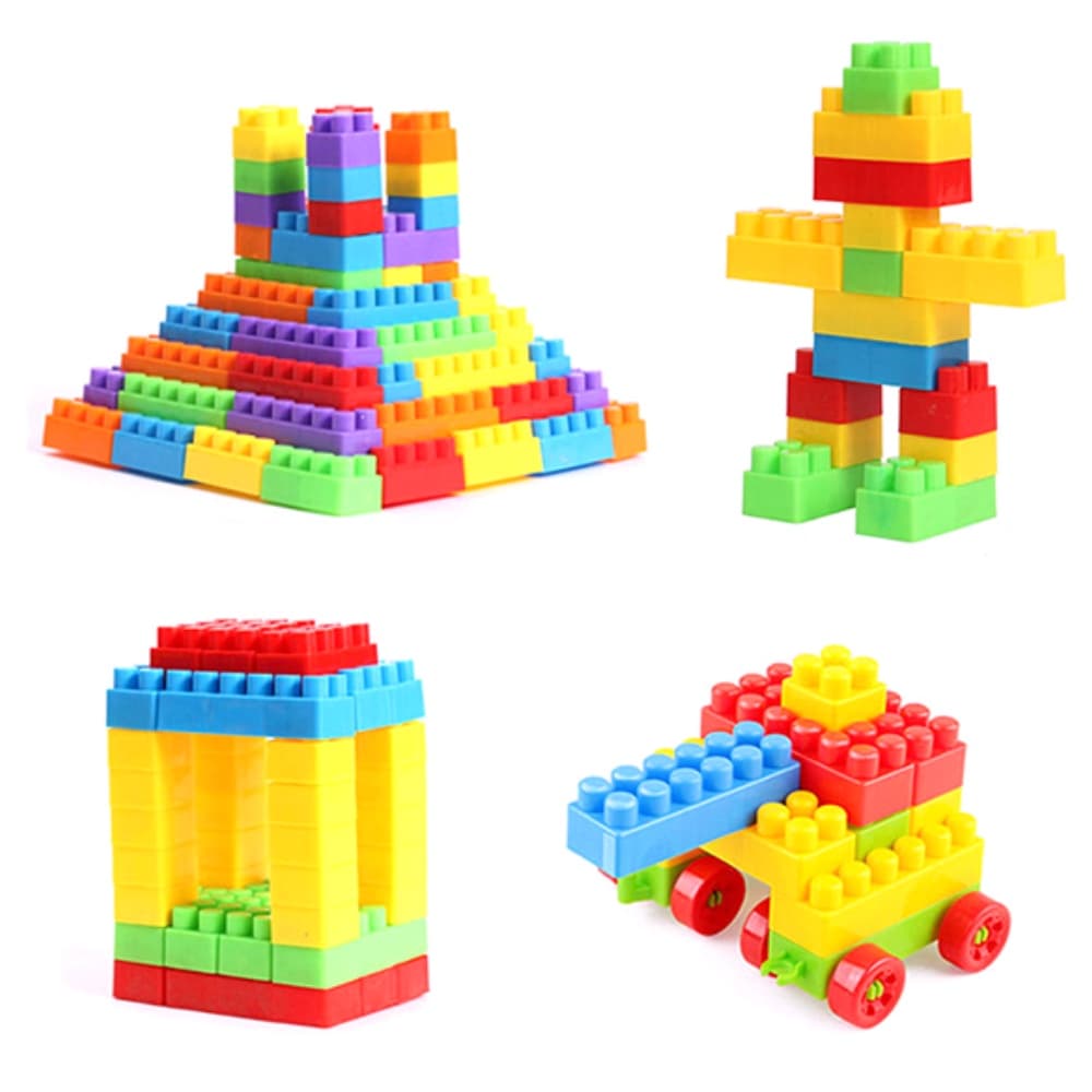 บล็อคตัวต่อ 88pcs ชิ้นพร้อมกล่องช่วยเสริมพัฒนาการสร้างความคิดของเล่นเด็ก Toys รูปที่ 9