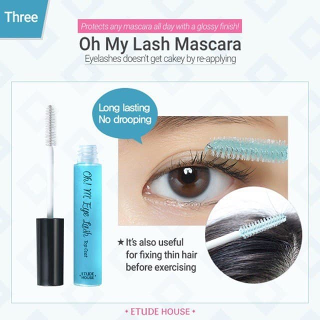 แท้ Etude House My Lash Serum 9g Oh My Eye Lash ไอเทมขนตาสุดปัง เซรั่มบำรุงขนตา, มาสคาร่าใสล็อคขนตา รูปที่ 6