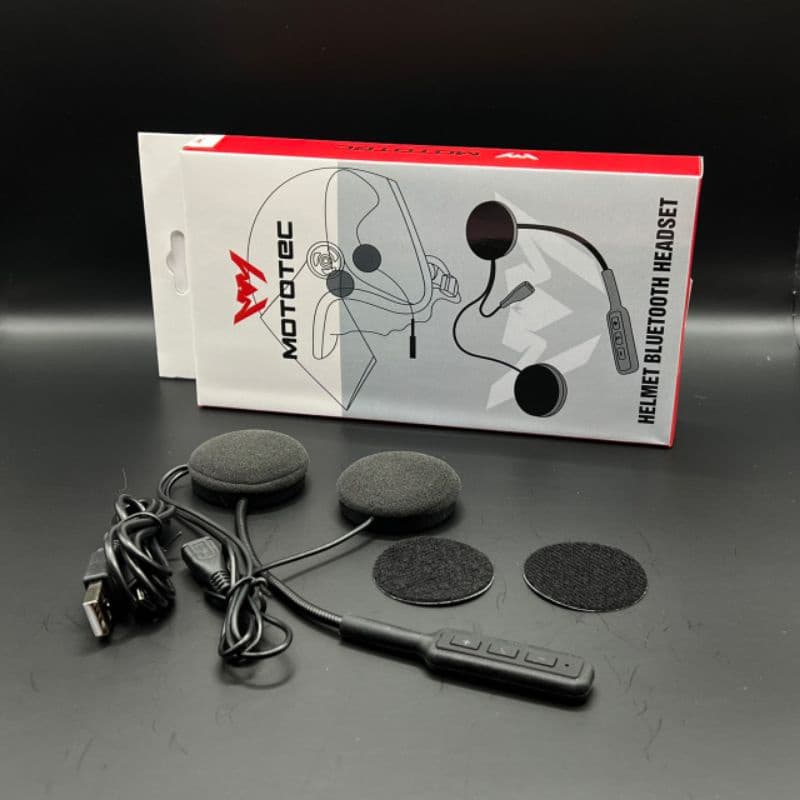 MOTOTEC MT-HB1 Helmet Bluetooth Headset หูฟังไร้สาย บลูทูธติดหมวกกันน็อค หูฟัง ไรเดอร์ รูปที่ 3