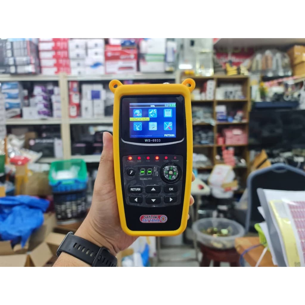 เครื่องค้นหาและระบุตำแหน่งดาวเทียมดิจิทัล WS-6933 เครื่องค้นหาสัญญาณดาวเทียม หน้าจอ LCD 2.1 นิ้ว รูปที่ 4