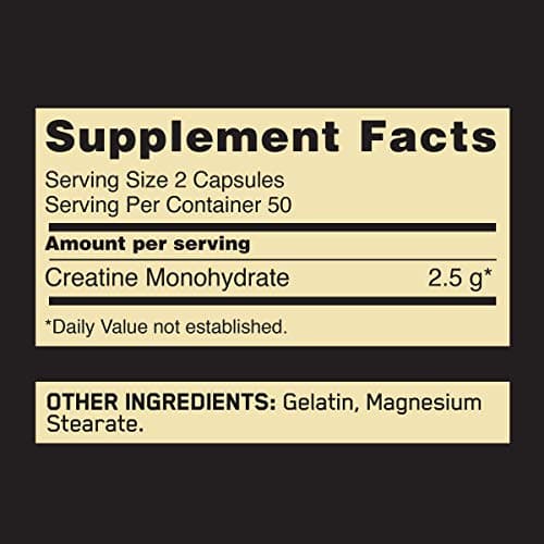OPTIMUM NUTRITION CREATINE CAPSULES ครีเอทีนแคปซูล รูปที่ 6