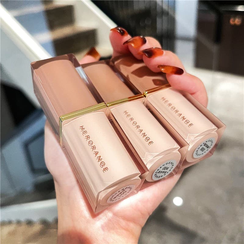Herorange เครื่องสําอางลิปสติกเนื้อแมทกํามะหยี่กันน้ําให้ความชุ่มชื้น No.204 รูปที่ 3