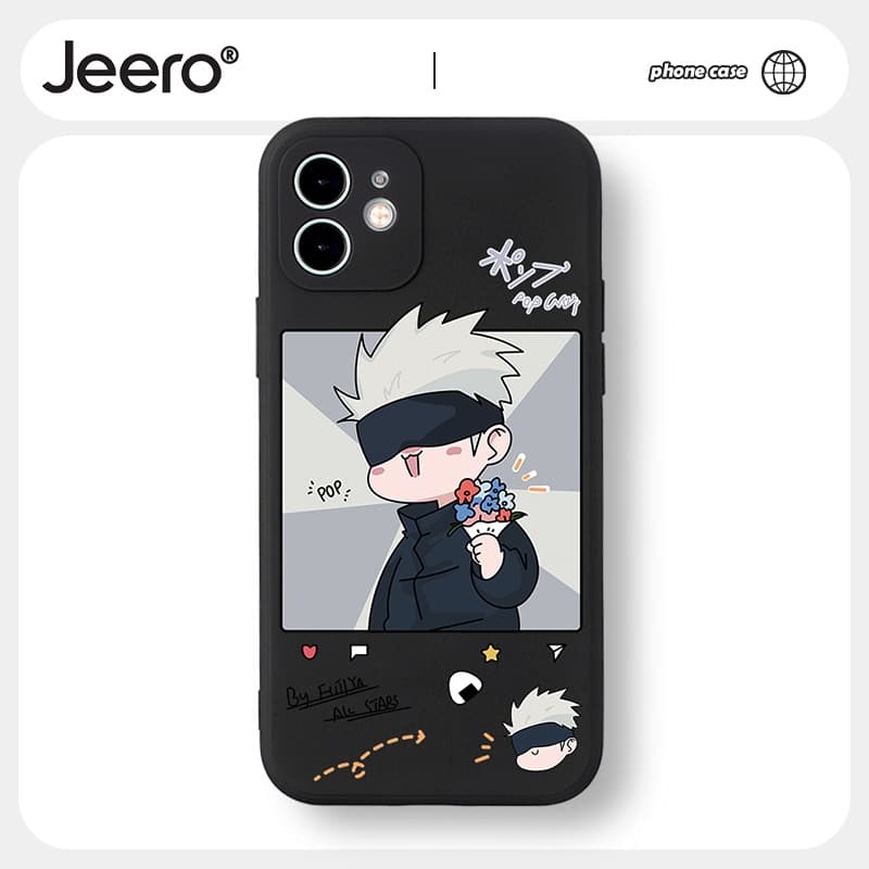 Jeero เคสไอโฟน เคสซิลิโคนนุ่มขอบเหลี่ยมกันกระแทกการ์ตูนอนิเมะตลก เคสโทรศัพท์ Compatible for iPhone 17 Air 16 15 14 13 12 11 Pro Max SE 2020 X XR XS 8 7 6 6S Plus พลัส HFF230 รูปที่ 2
