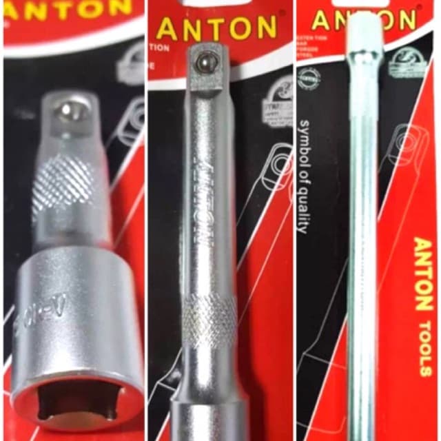 ข้อต่อบล็อก ข้อต่อลูกบล็อก 1/2" 4 หุน ขนาด 5 นิ้ว 10 นิ้ว ANTON แอนตัน สุดๆ ราคา ต่อตัว รูปที่ 3