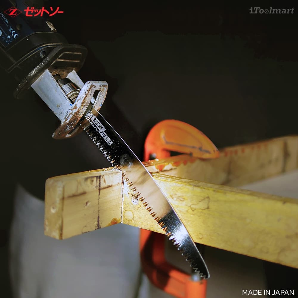 ZET SAW ใบเลื่อยชักตัดไม้ WOODWORKING R-210 ขนาด 210 mm. รูปที่ 2