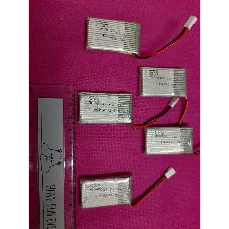 แบตเตอรี่โดรนบังคับ3.7v.1500 แอม รูปที่ 3