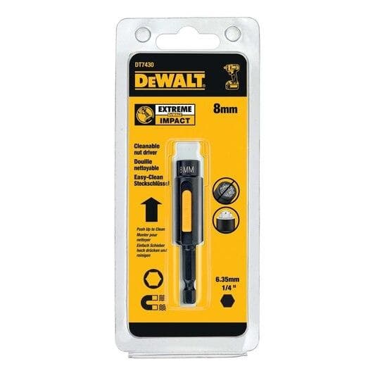 DEWALT รุ่น DT7430-QZ ก้านขันบล็อค 8มม. Cleanable Hexagonal Magnetic Nut/Socket Driver 8mm รูปที่ 3