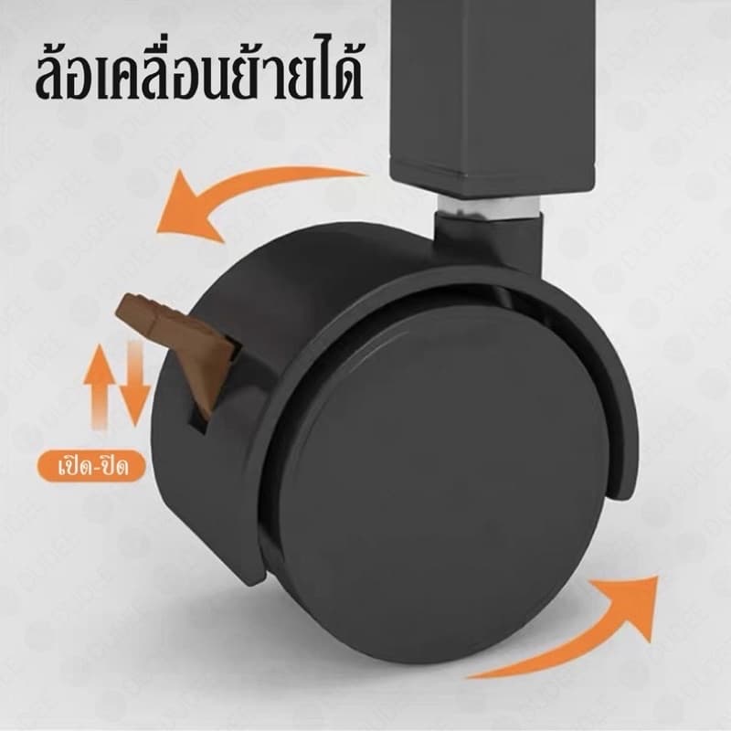 DUDEE โต๊ะคอมข้างเตียง วางโน้ตบุ๊กและวางของอเนกประสงค์ รูปที่ 7