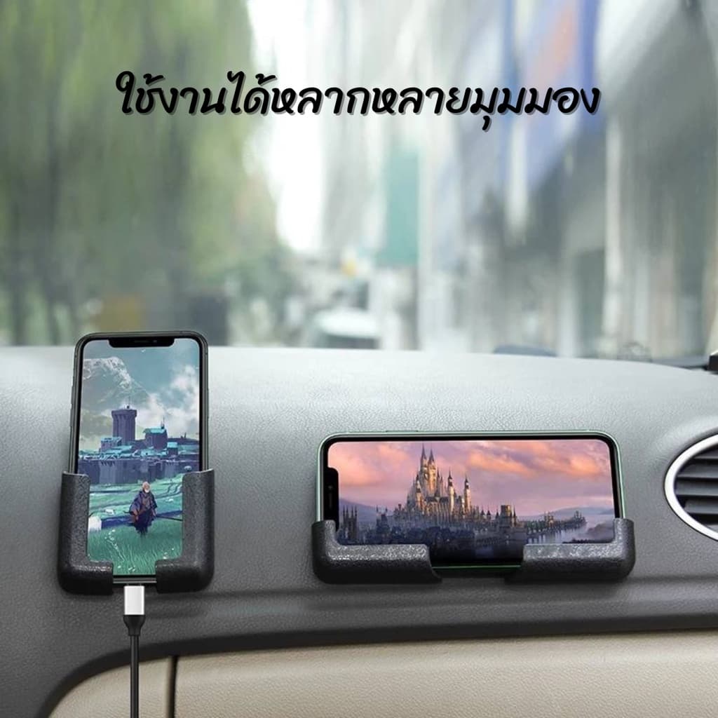 แท่นวางมือถือ ที่วางโทรศัพท์ในรถยนต์ ติดได้ทุกที่ ที่ยึดมือถือในรถยนต์ ที่วางมือถือ ขาตั้งโทรศัพท์ รูปที่ 3