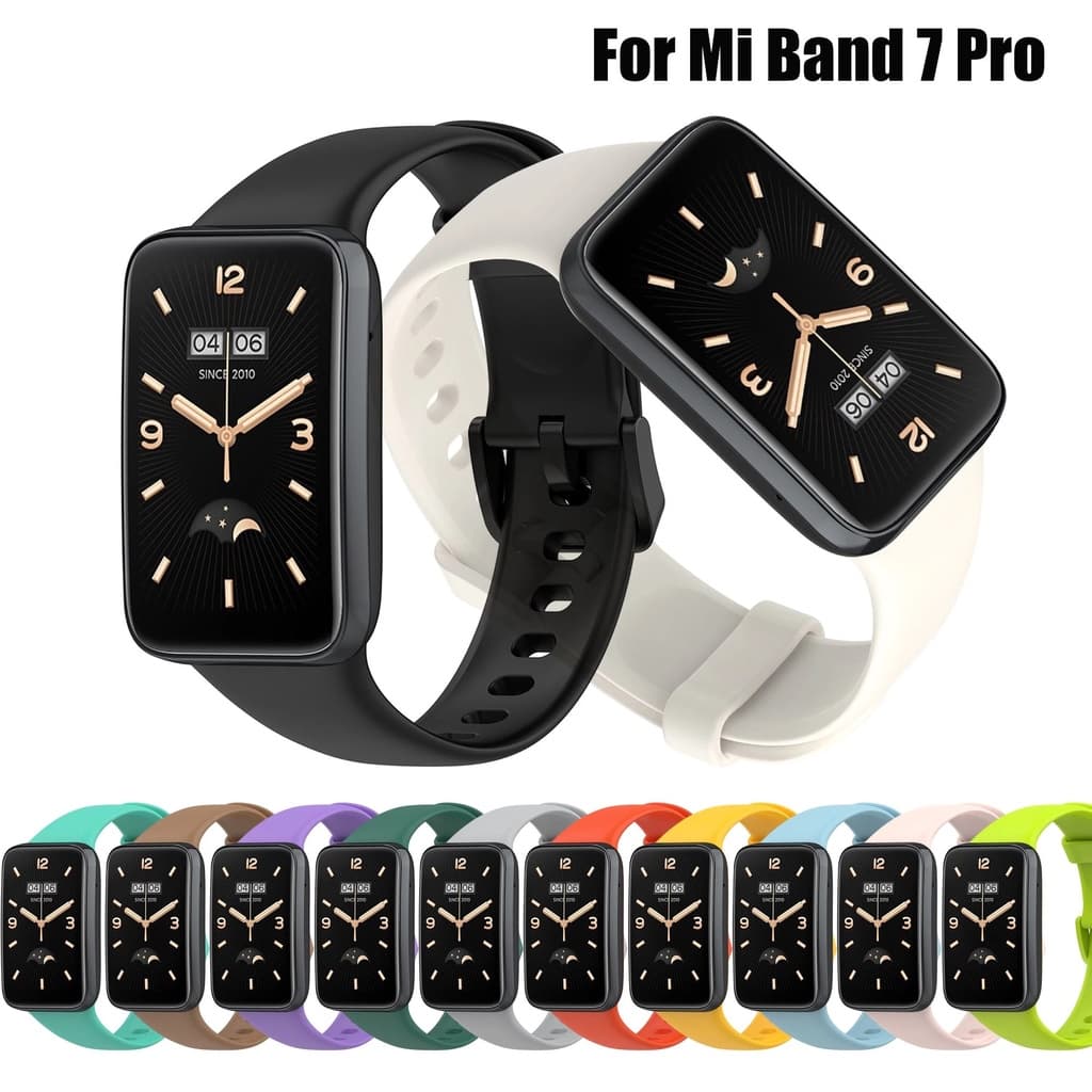 สายนาฬิกาข้อมือซิลิโคน กันน้ํา สําหรับ Xiaomi Mi Band 7 Pro MiBand 7 Pro รูปที่ 1