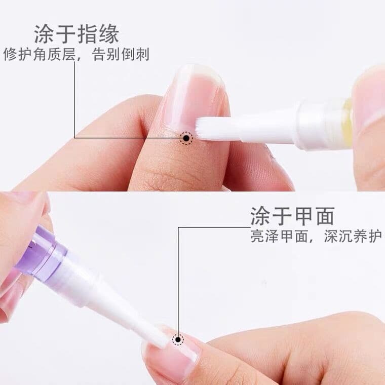 Monja น้ำมันบำรุงเล็บมือ กลิ่นผลไม้ 5 มล. nail oil nutrition moisture cuticle soft manicure pedicure รูปที่ 9