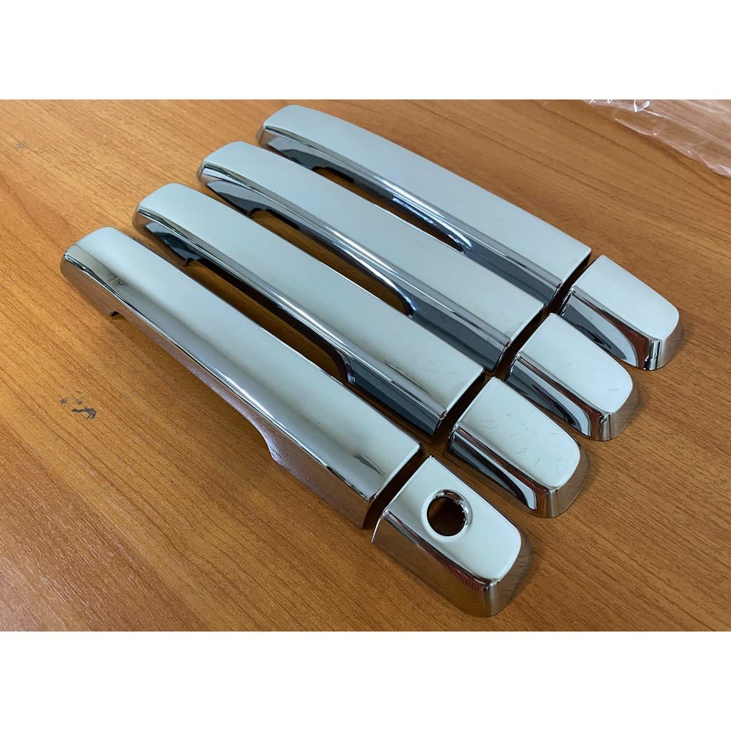 ครอบมือจับประตู Isuzu D-max 2012-2019 รุ่นไม่มีปุ่มกด ชุบโครเมี่ยม รูปที่ 1