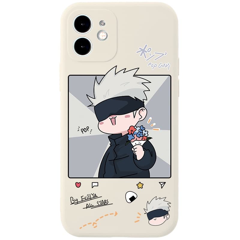 Jeero เคสไอโฟน เคสซิลิโคนนุ่มขอบเหลี่ยมกันกระแทกการ์ตูนอนิเมะตลก เคสโทรศัพท์ Compatible for iPhone 17 Air 16 15 14 13 12 11 Pro Max SE 2020 X XR XS 8 7 6 6S Plus พลัส HFF230 รูปที่ 7