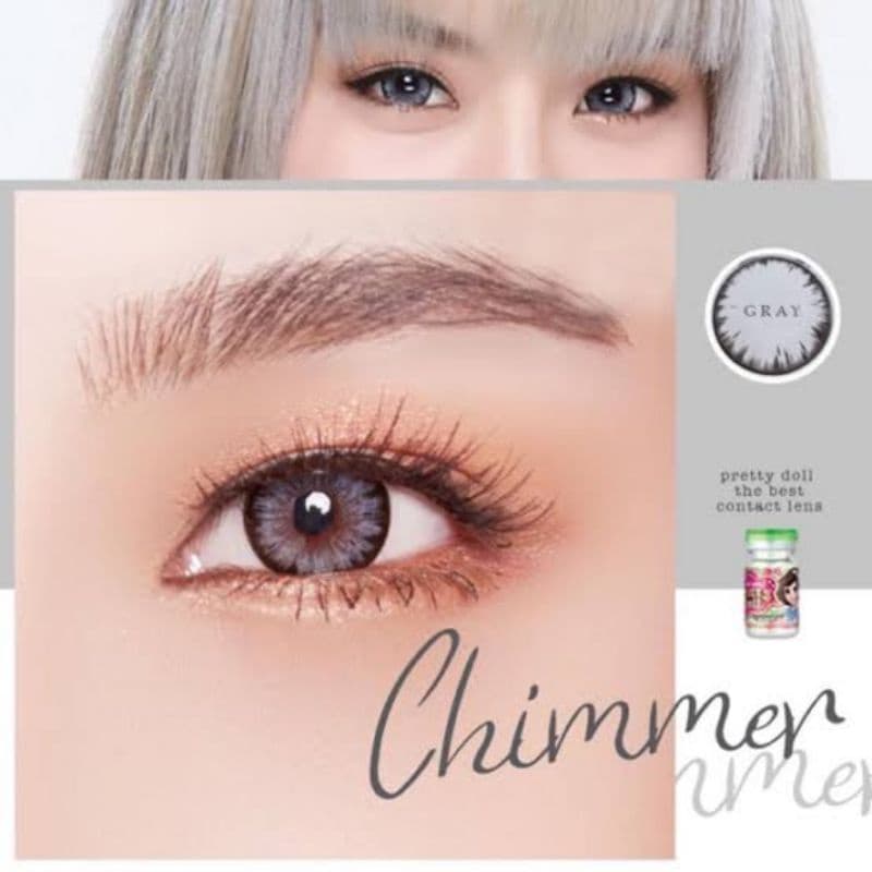 คอนแทคเลนส์ บิ๊กอาย รุ่น Chimmer/Shimmer/Icy-x สีเทา/ตาล มีค่าสายตา - รูปที่ 8