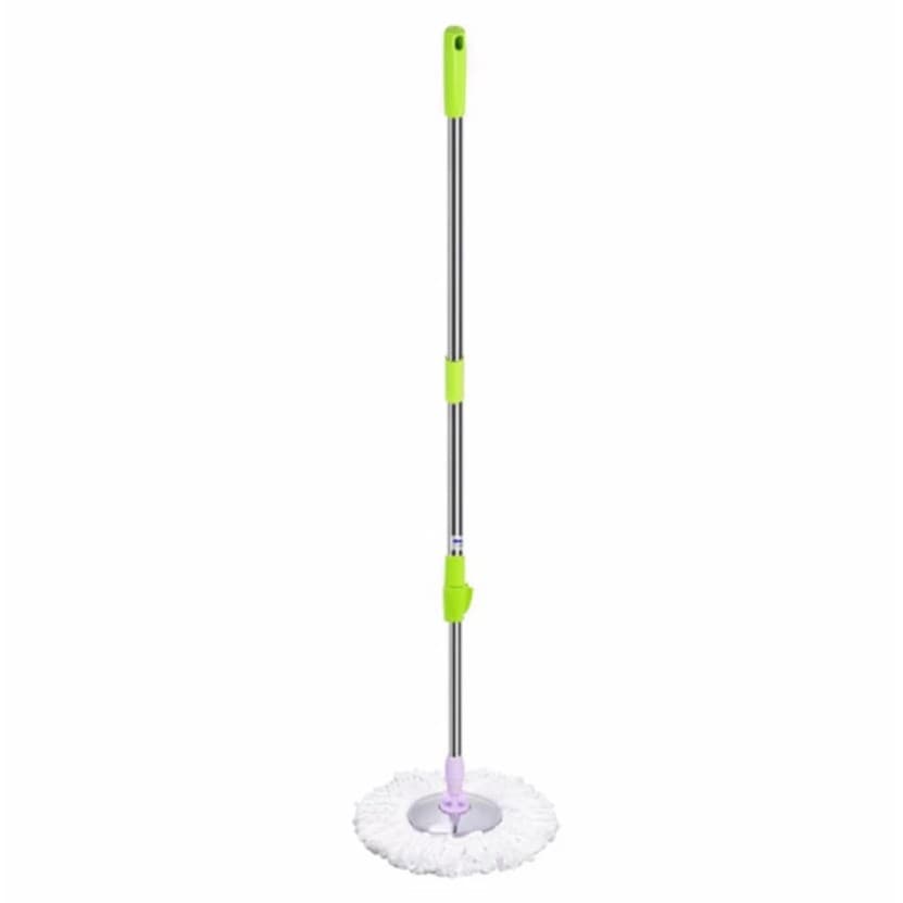 Jumper Kids modern Spin Mop ไม้ถูพื้น สำหรับถังปั่น รุ่นตัวล๊อคหมุน เหล็กหนากว่าตัวล๊อคพับ พร้อมผ้าไมโครไฟเบอร์ รูปที่ 5