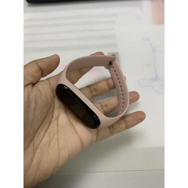 สายนาฬิกา Miband 7 6 5 4 3 ซิลิโคน สีสันสดใส TPU สำหรับ Xiaomi Mi Band 3 4 รูปที่ 8