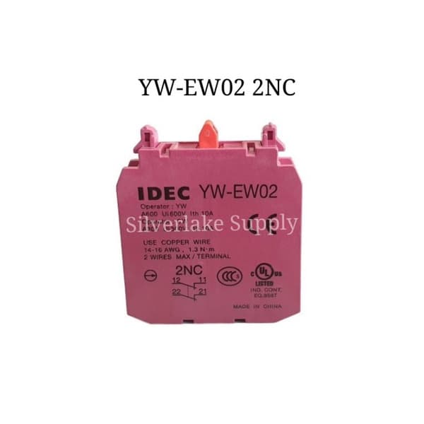 คอนแทคบล็อค YW-E01 1NC / YW-E10 1NO / YW-EW02 2NC / YW-EW11 1N0+1NC / YW-EW20 2NO-IDEC รูปที่ 5