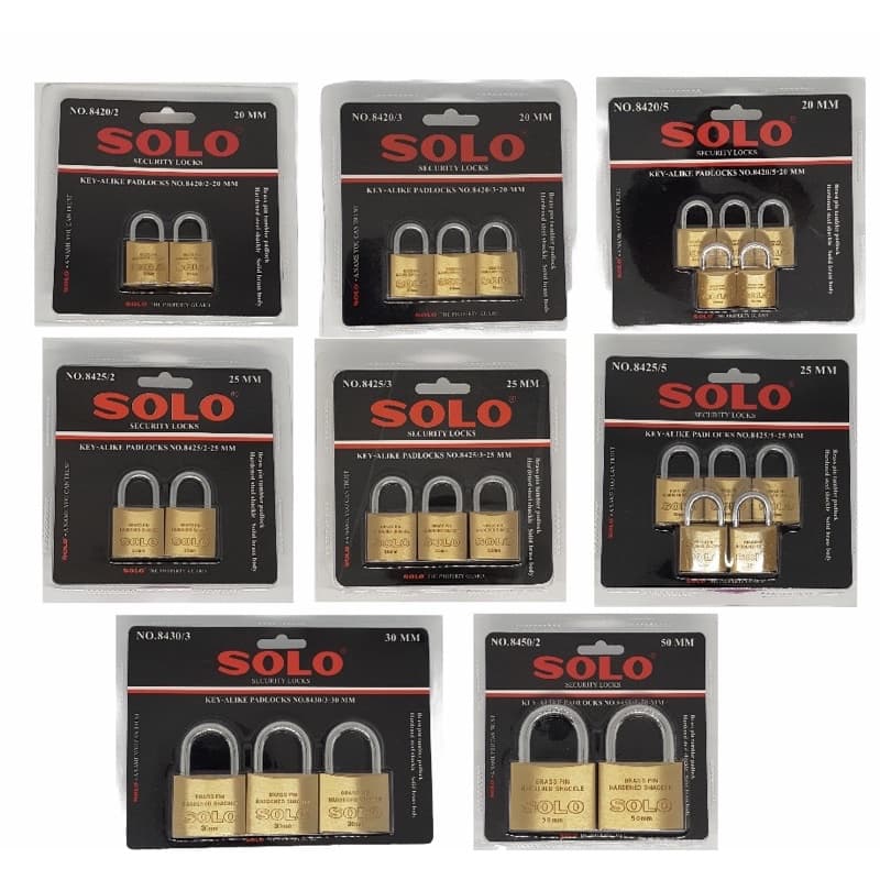 กุญแจSOLO ระบบสปริง แบบชุด รูปที่ 1