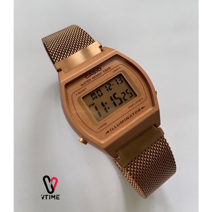 นาฬิกา CASIO vintage Digital Y2K B640WC-5A B650WC-5A B640WMR-5A LA11WR-5A Pink gold Collection รูปที่ 5