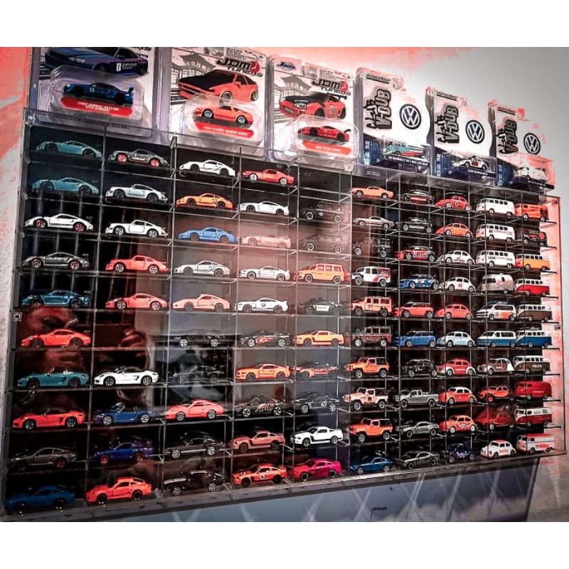 ตู้โชว์รถสเกล 1:64 อะคริลิค 100ช่อง รูปที่ 7