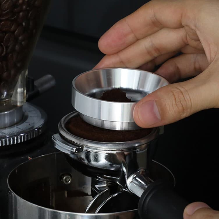 แหวนครอบด้ามชงกาแฟ แหวนครอบโดสกาแฟ Coffee Dosing Ring Aluminium รูปที่ 3