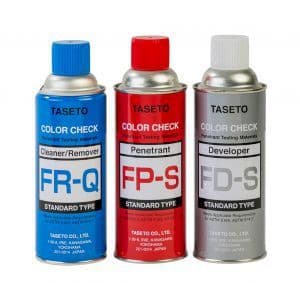 TASETO สเปรย์เช็ครอยร้าว TASETO 3สี ประกอบด้วย น้ำยาทำความสะอาด น้ำยาเร่ง และน้ำยาทำปฎกิริยา จำหน่ายแยก รูปที่ 1
