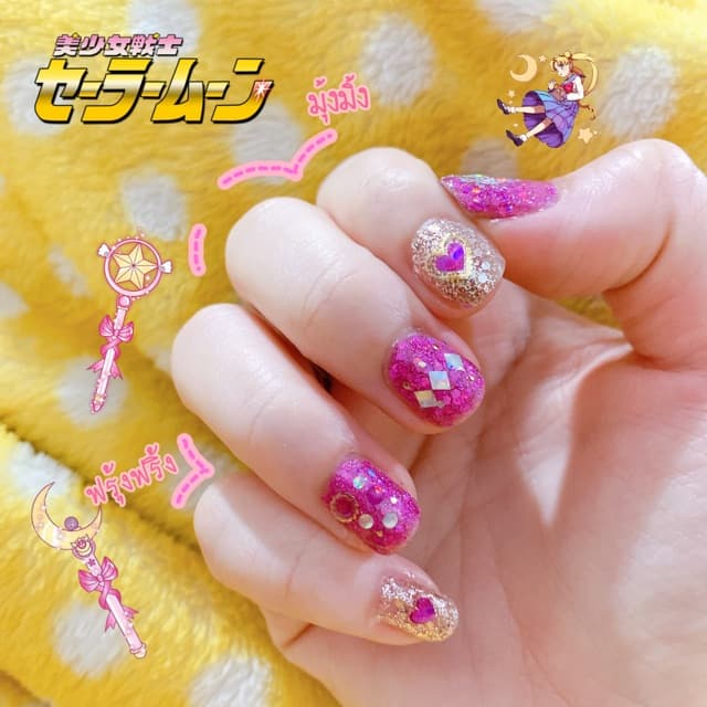 มีโค้ด‍กริตเตอร์สีแน่น‼ สีเจลกากเพชร วิ้งๆแน่นๆ Gel สีทาเล็บเจล กากเพชร GT รูปที่ 7
